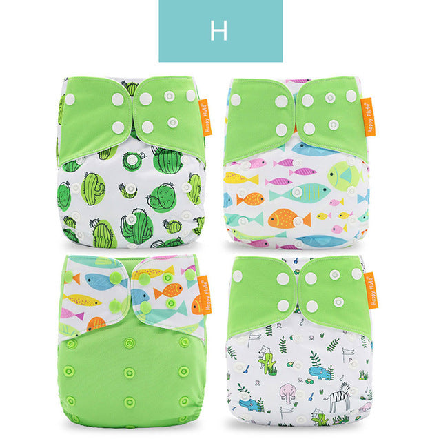 Washable Eco-friendly Cloth Diaper Ecological Adjustable Nappy Reusable Diaper