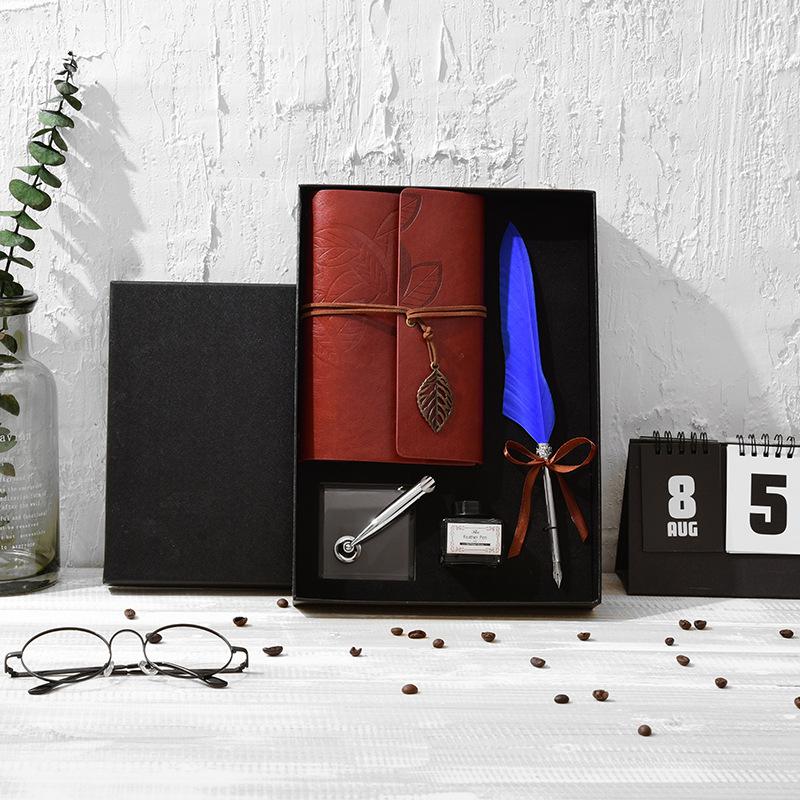 Feather Dip Pen Gift Set