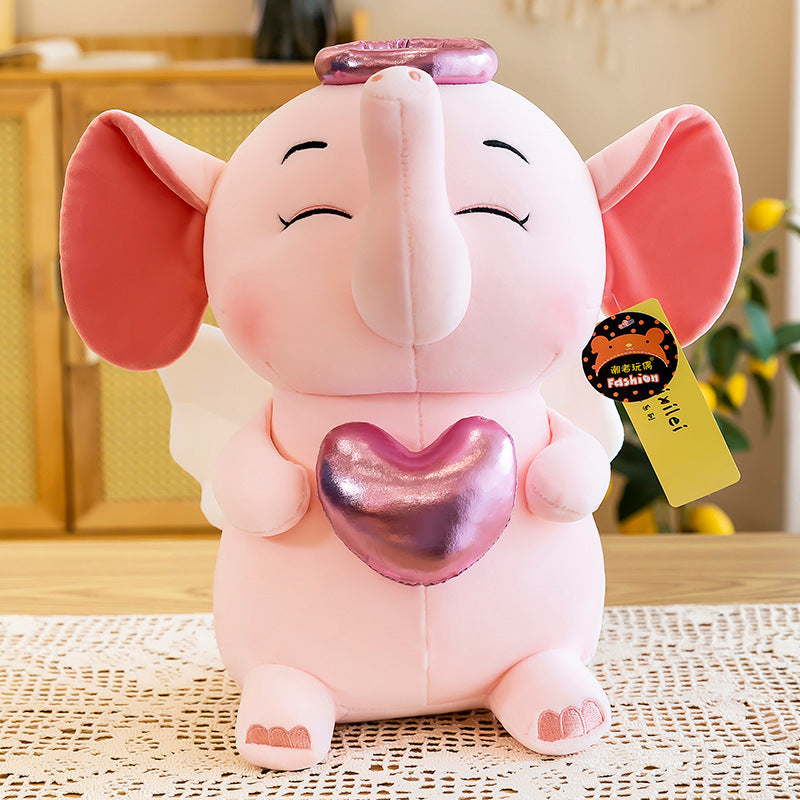 Down Cotton Cartoon Baby Elephant Plush Toy Doll