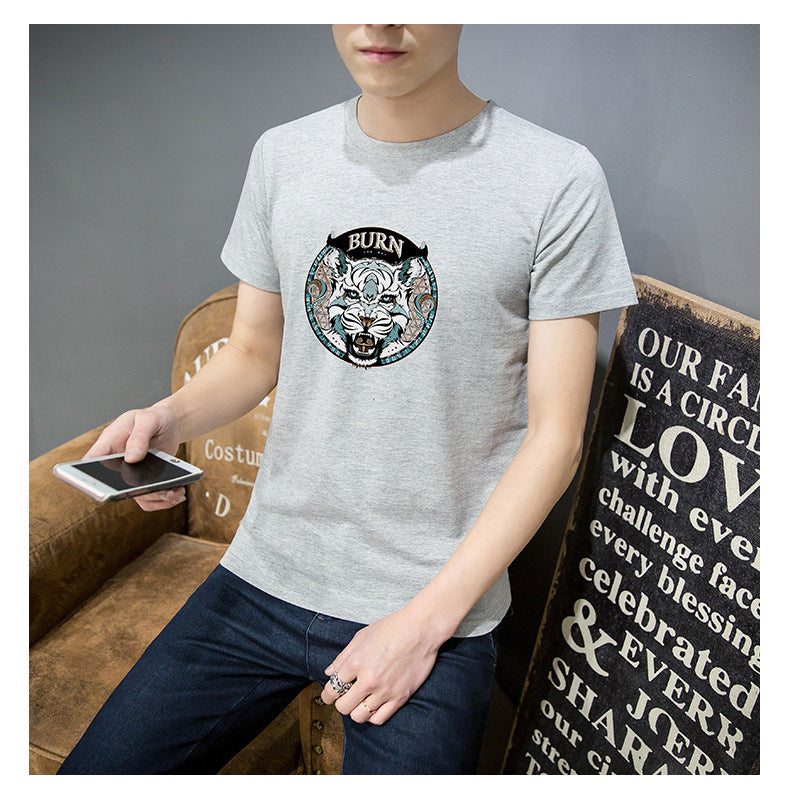 Short Sleeve T-shirt Summer Cotton Top Half Sleeve