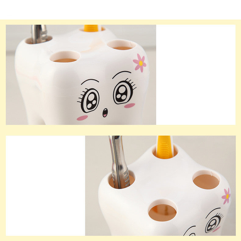 Creative Toothbrush Holder Cute Cartoon Storage Box