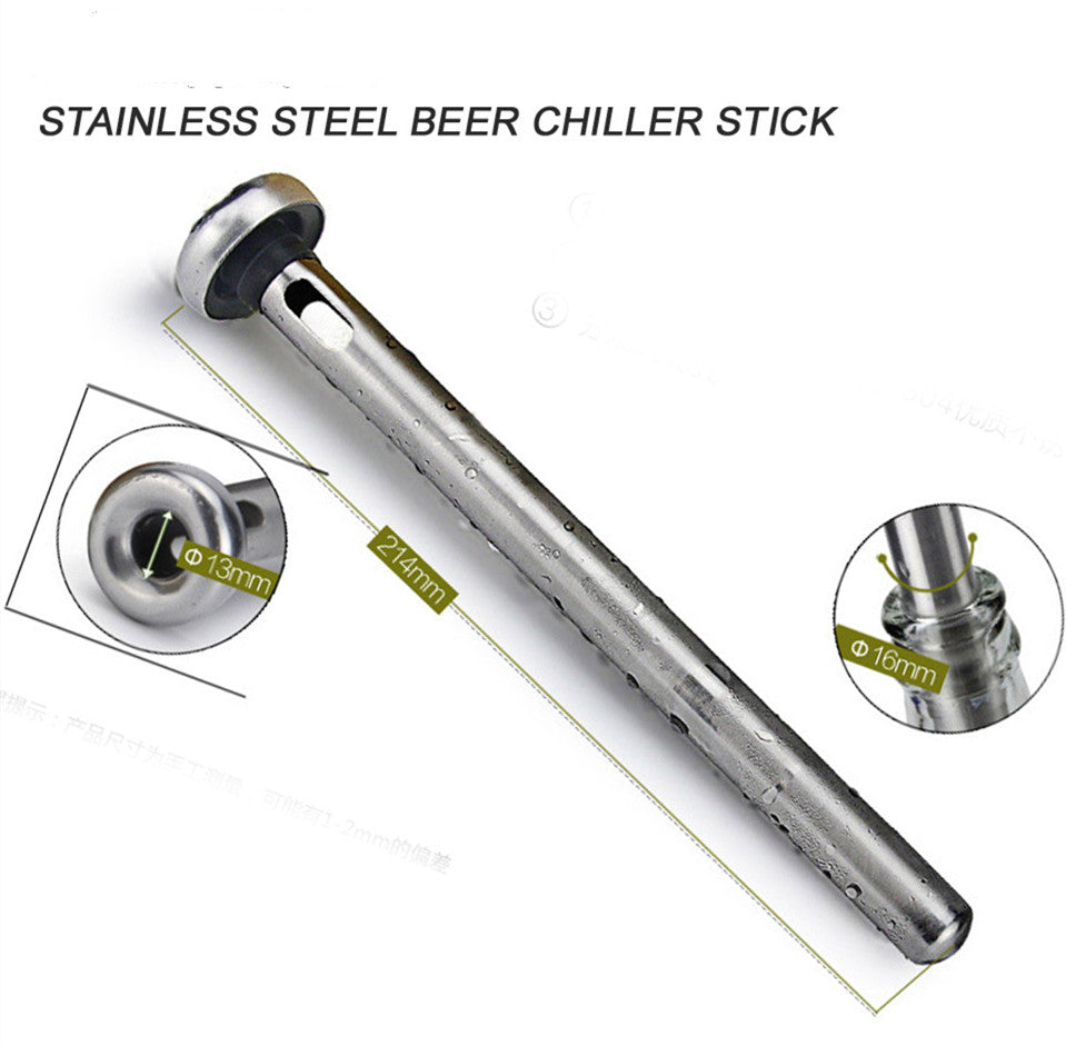 Wine Bottle Cooler Stick Stainless Steel Wine Cooling Rod