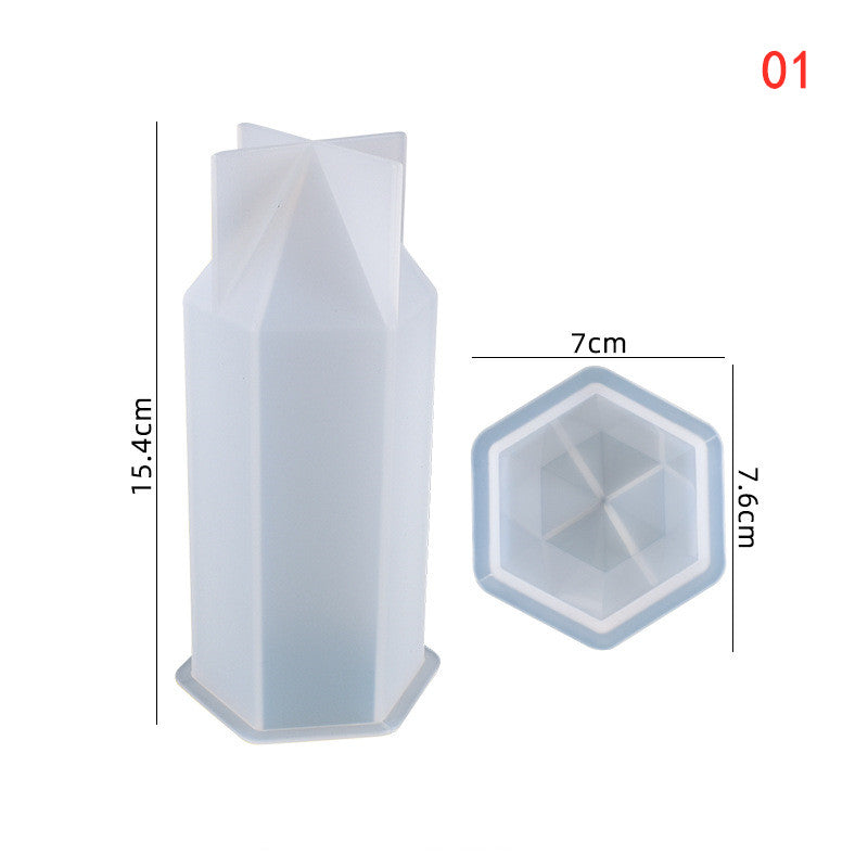 Crystal Epoxy Silicone Candle Making Mold