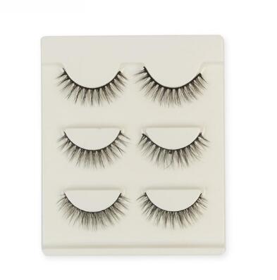 Compatible with Apple, 3 pair false eyelashes mink hair lashes Slim