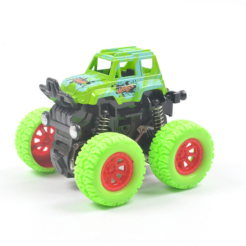 Four-wheel drive inertial off-road vehicle