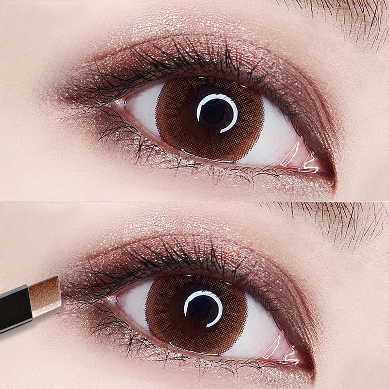 Two-tone eye shadow stick lazy eye shadow