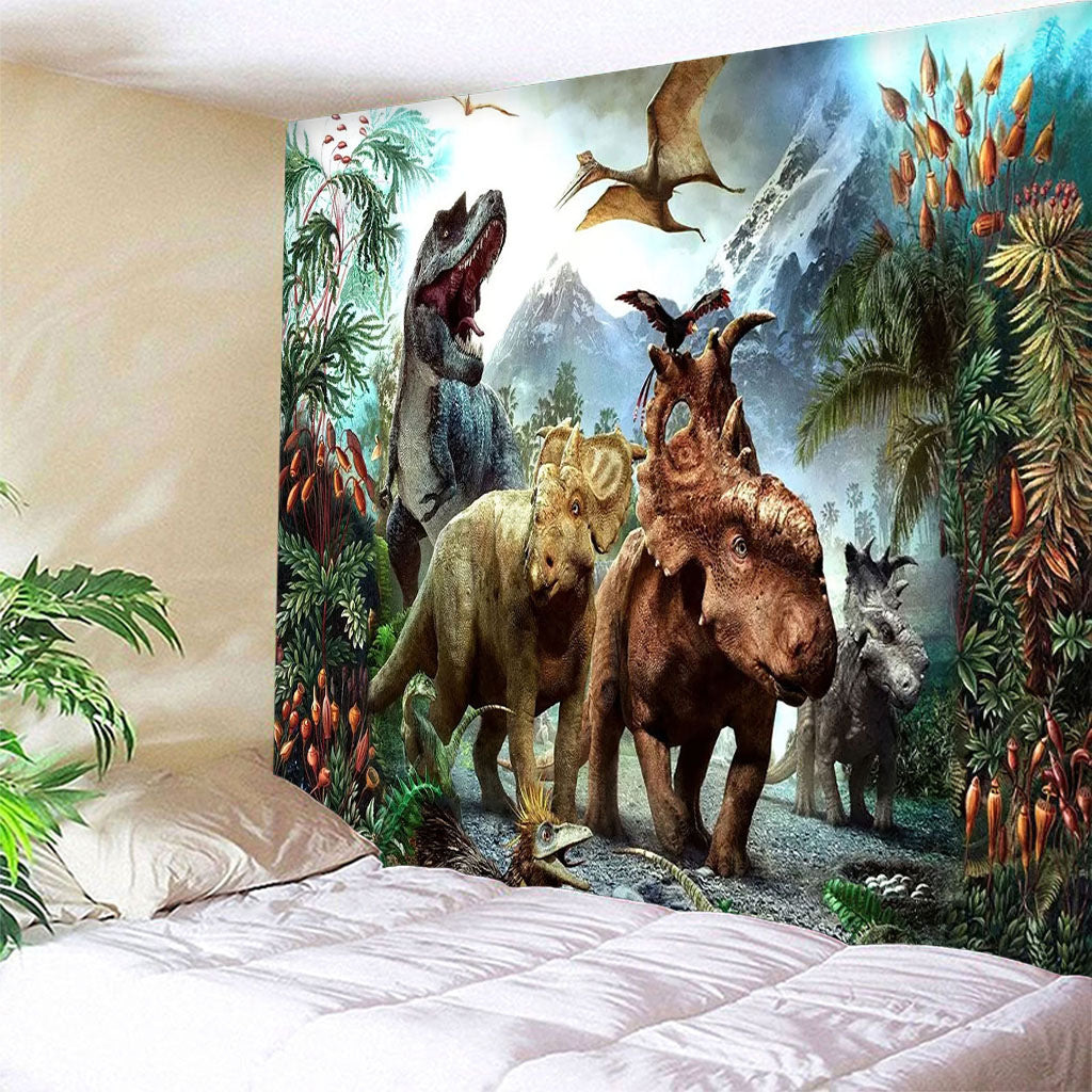 Dinosaur Wall Beach Carpet Cloth