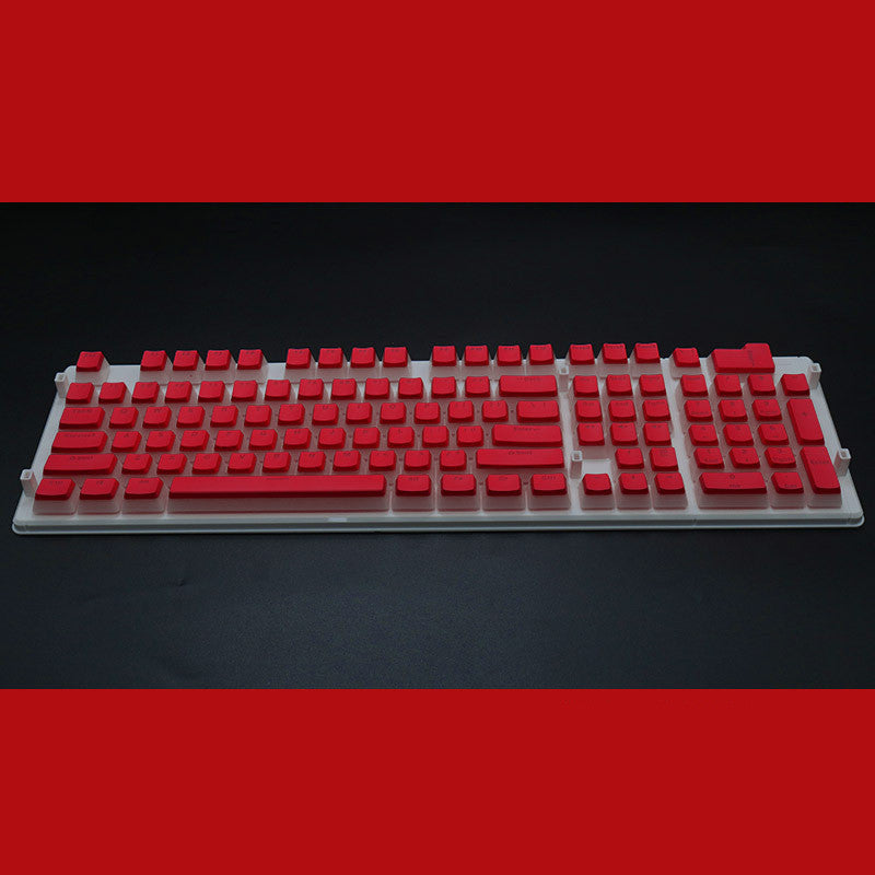 Pudding 108 Key Double Skin Pudding Cream PBT104 Two-color Milk Skin Mechanical Keyboard Translucent Keycap