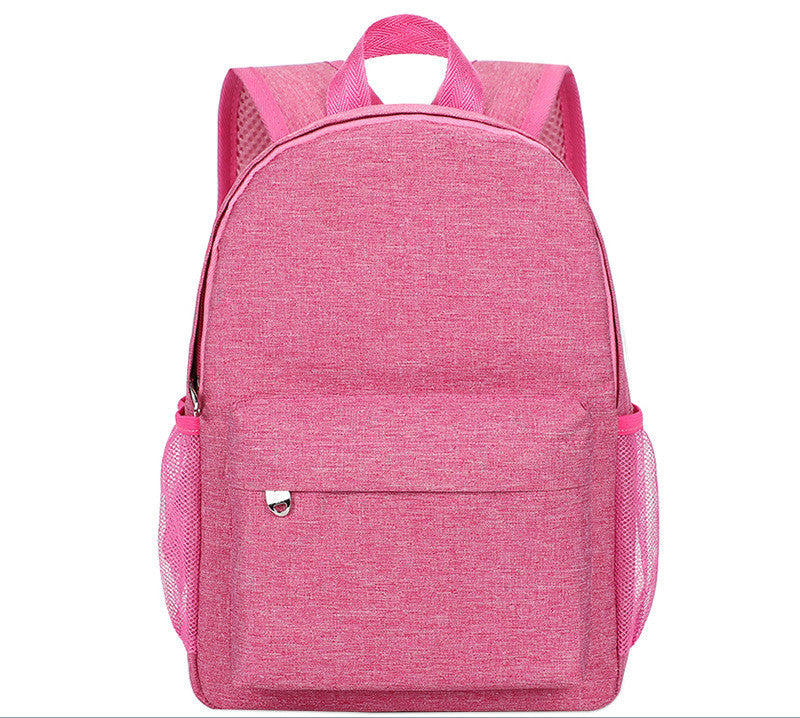 Solid Color Backpack Travel Business Casual