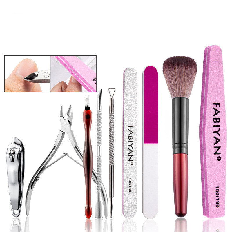 Polishing Nail File Polishing Strip Nail Art Tool Set