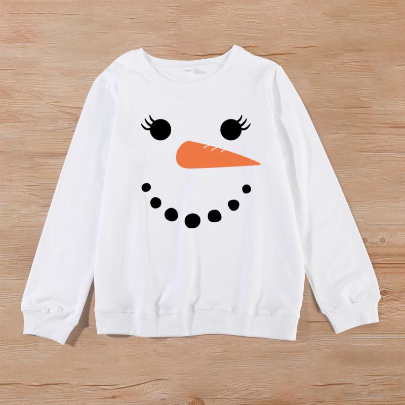 Christmas Dwarf Creative Funny Print Crew Neck Top