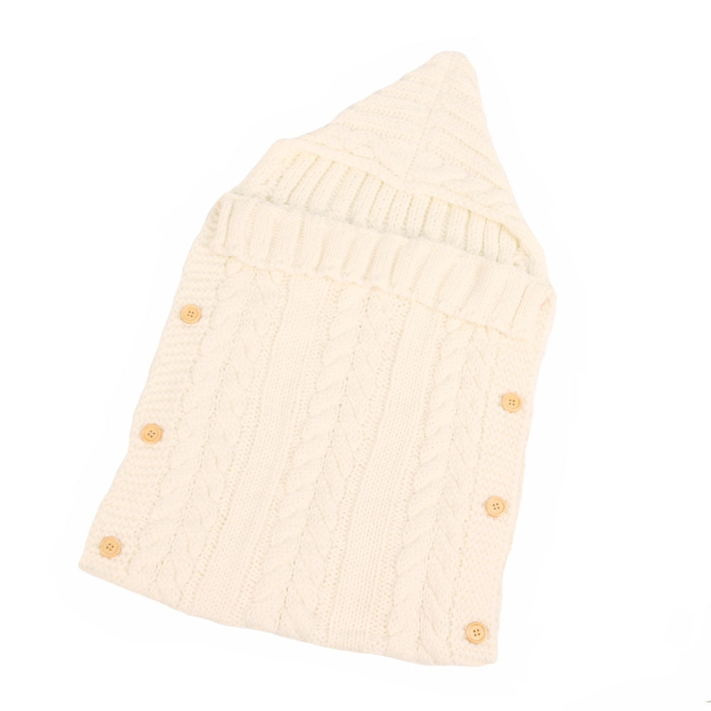 New Autumn Winter Newborn Baby Boy Girl Knit Sleeping Bag Clothes