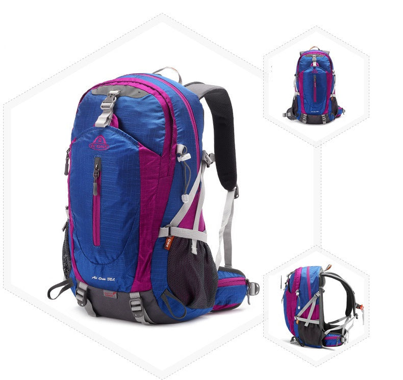 Outdoor Sports Mountaineering Hiking Leisure Travel Nylon Backpack