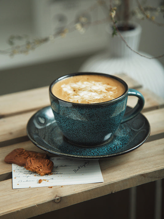 Retro Coffee Cup And Saucer Set Creative Personality Ceramic