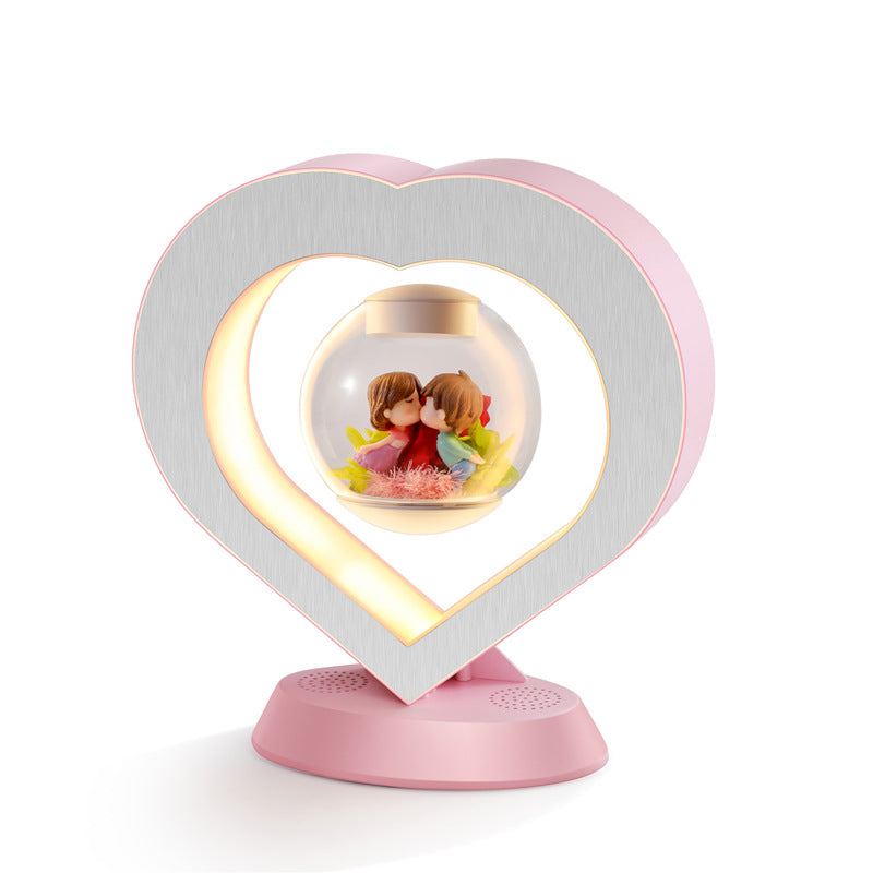 Valentines Day Gift Magnetic Levitation Lamp Bluetooth Stereo Light