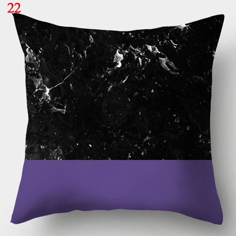 Modern Minimalist Creative Fabric Colorful Geometric Pillowcase