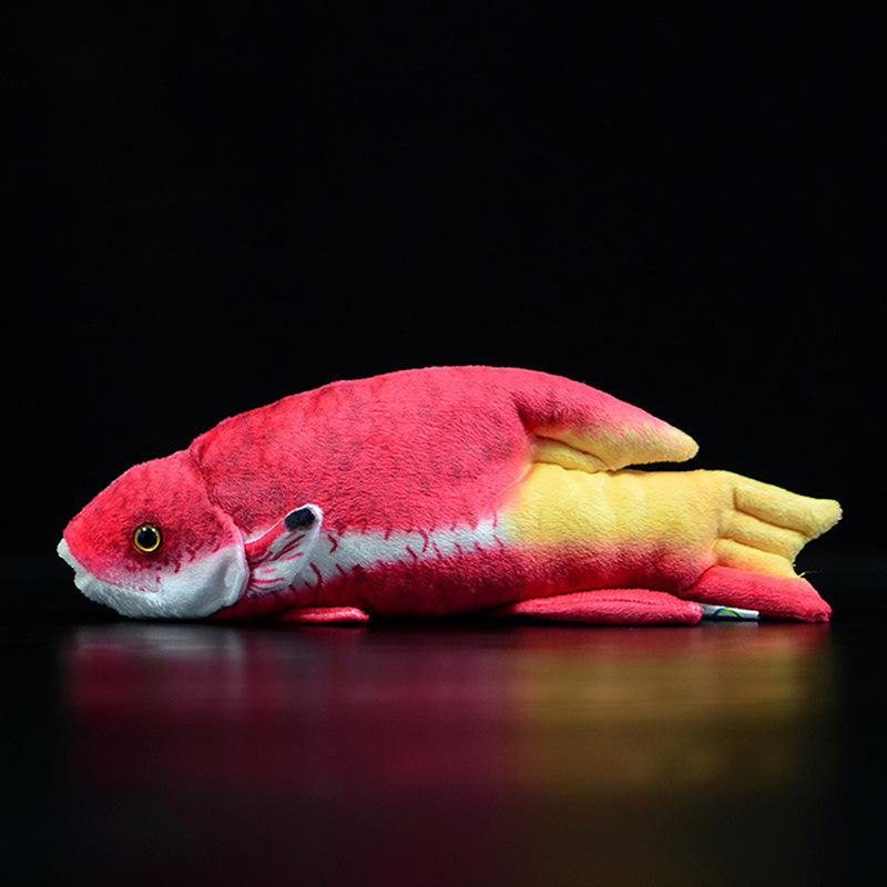 Cute Tropical Fish Cuban Three-color Arowana Figurine