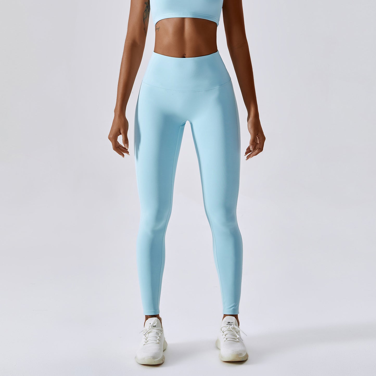 Nude Feeling Yoga Pants Hip-lifting Running Speed Dry Fitness Pants Candy Color High Waist