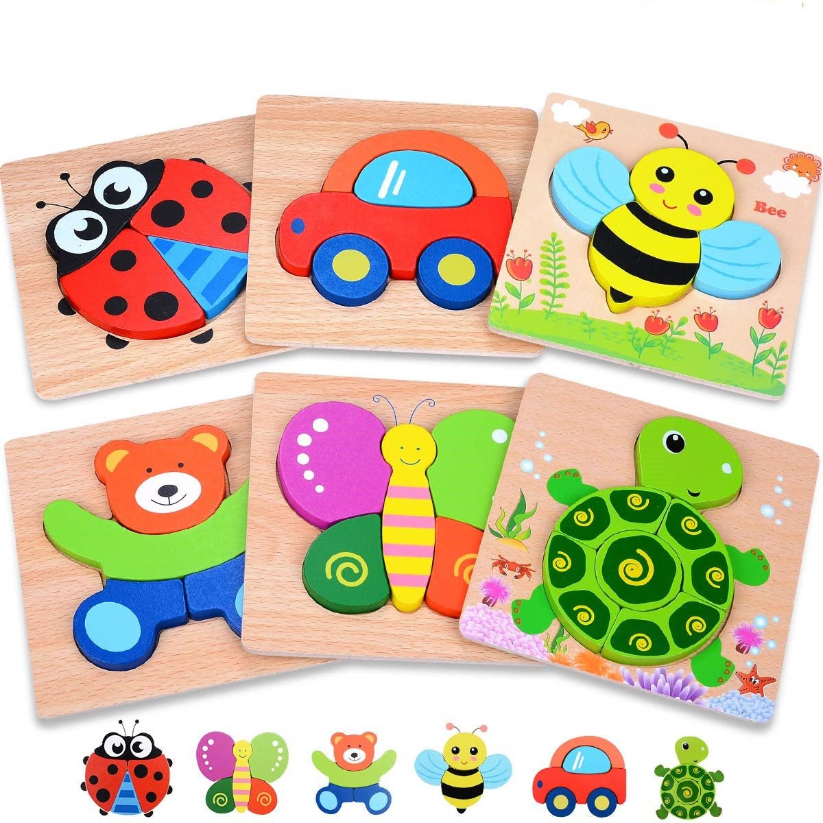 ZYL01 cartoons, cartoons, cartoons, cartoons, cartoons, and children's wooden puzzle toys 0.2