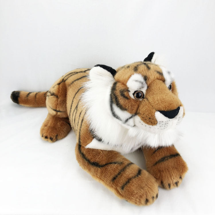 Yellow Tiger Plush Toy Doll Ornament