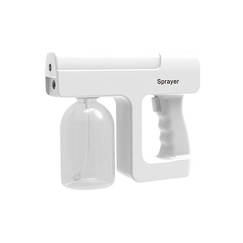 Wireless Nano Rechargeable Alcohol Sterilizer Household Blu-ray Atomizing Disinfection Gun Indoor Sterilization Handheld Spray