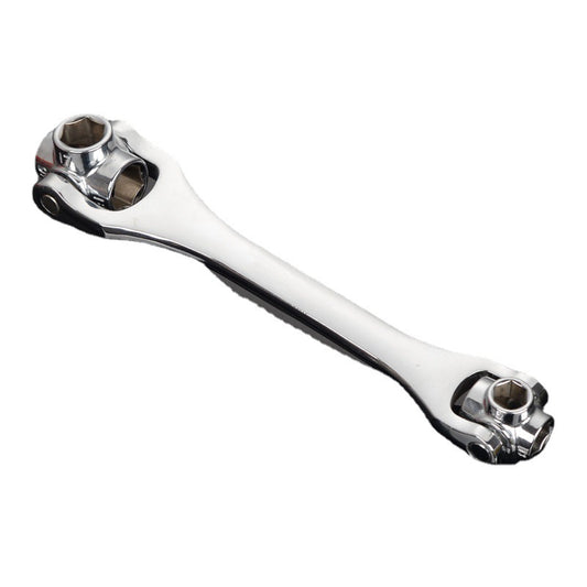 Magnetic 8-in-1 Socket Tool Wrench Hexagon Dog Bone Wrench Rotatable Multi-head 8 And 1 Wrench