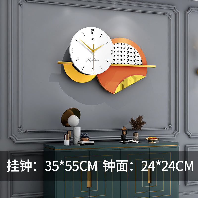 Jiujiuda Brand Wall Clock Factory Direct Wholesale Porch Living Room Background Wall Decoration Clock Watch One Piece Drop Shipping