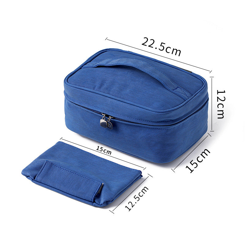 Cosmetic Bag Large-capacity Portable Korean Travel Cosmetics Storage Bag Simple Fashion Wash Bag Female