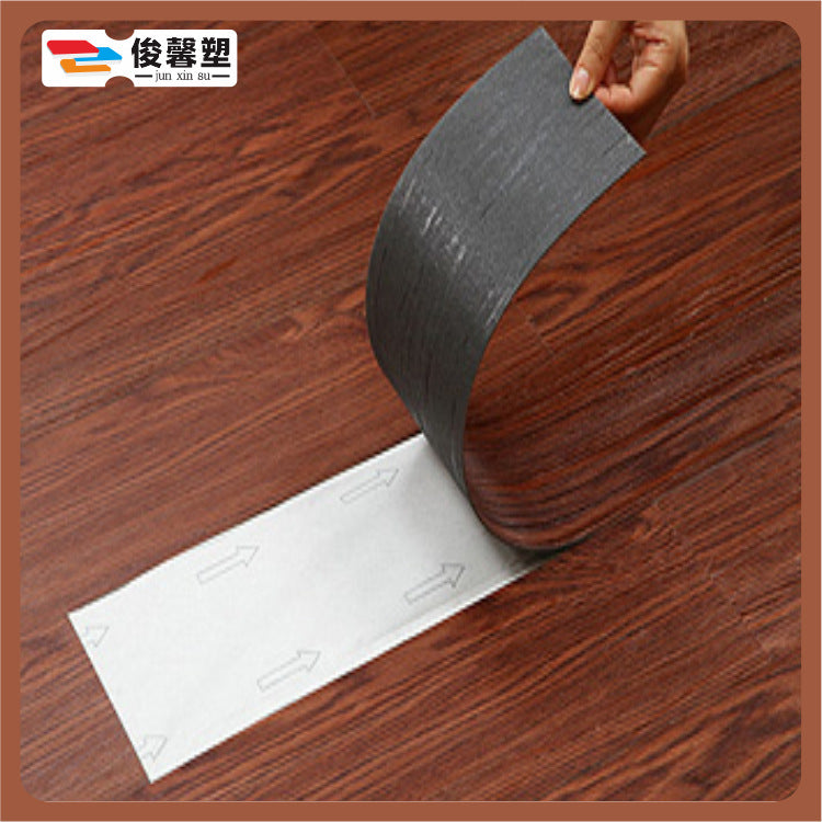 Floor Stickers Thickened Wood Grain Self-adhesive Floor Household Commercial Cement Floor Tiles With Back Glue Floor Leather Floor Stickers