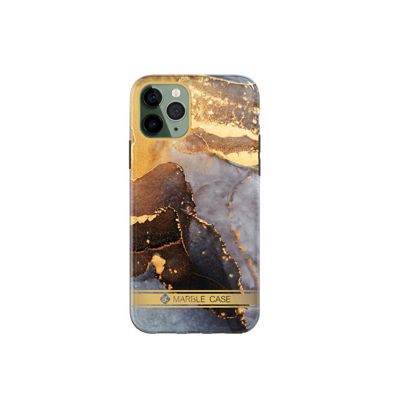 New Style Suitable For Iphone12Pro Flow Gold Marble Mobile Phone Shell Apple 11/XR IMD Craft XS Cover