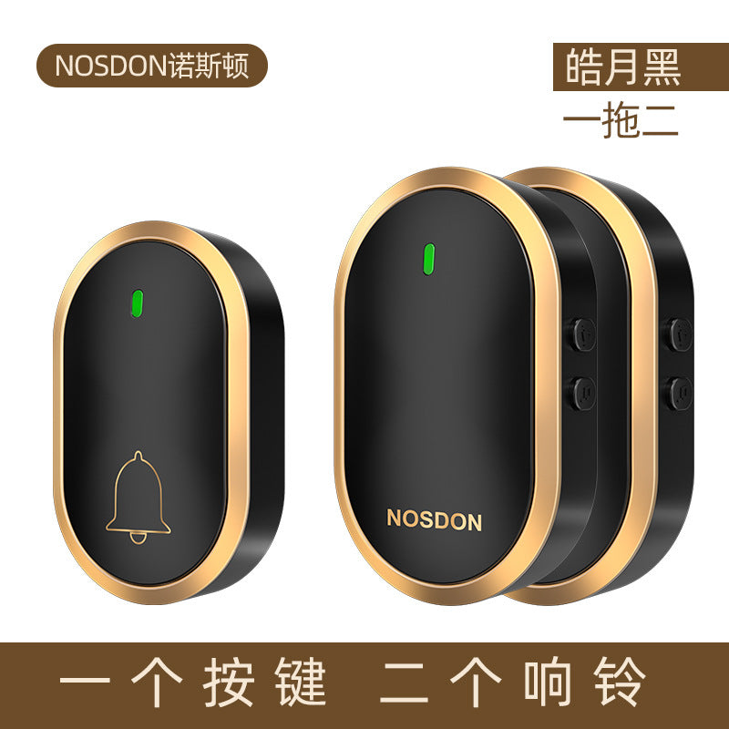 Doorbell Wireless Home Smart Ultra-long-distance Electronic Remote Control Waterproof Door Ling One Drag Two Old Man Ding Dong Pager