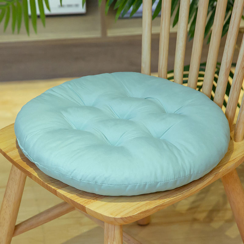 Cross-border Ins Simple Solid Color Cushion Chair Cushion Cushion Winter Four Seasons Cushion Soft Office Solid Cushion