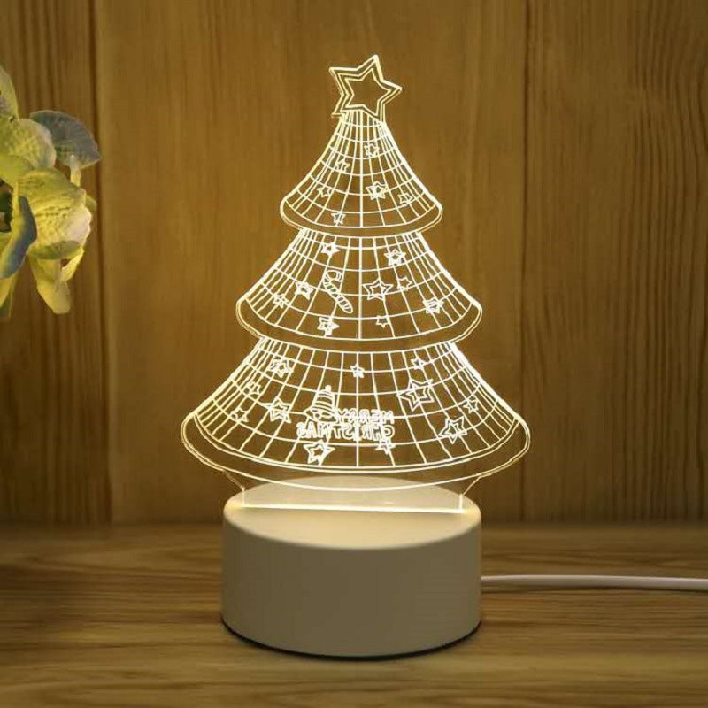 Creative 3d Night Light Cross-border Usb Acrylic Table Lamp Event Planning Company Gift Design Logo Atmosphere Light