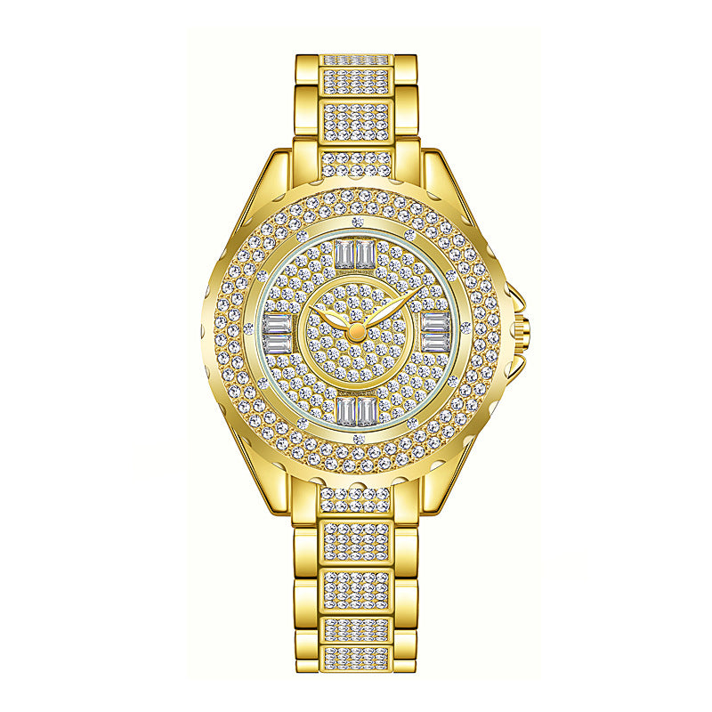 BS New Hot-selling Watch Factory Direct Sales Foreign Trade Watch Light Luxury Niche Full Diamond Women's Watch A Drop Shipping FA0917L