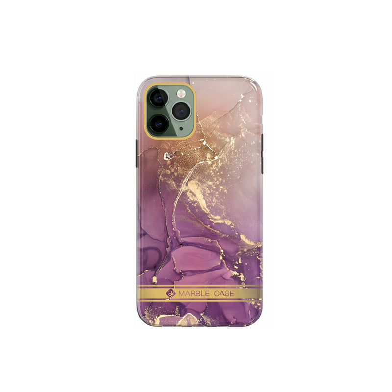 New Style Suitable For Iphone12Pro Flow Gold Marble Mobile Phone Shell Apple 11/XR IMD Craft XS Cover