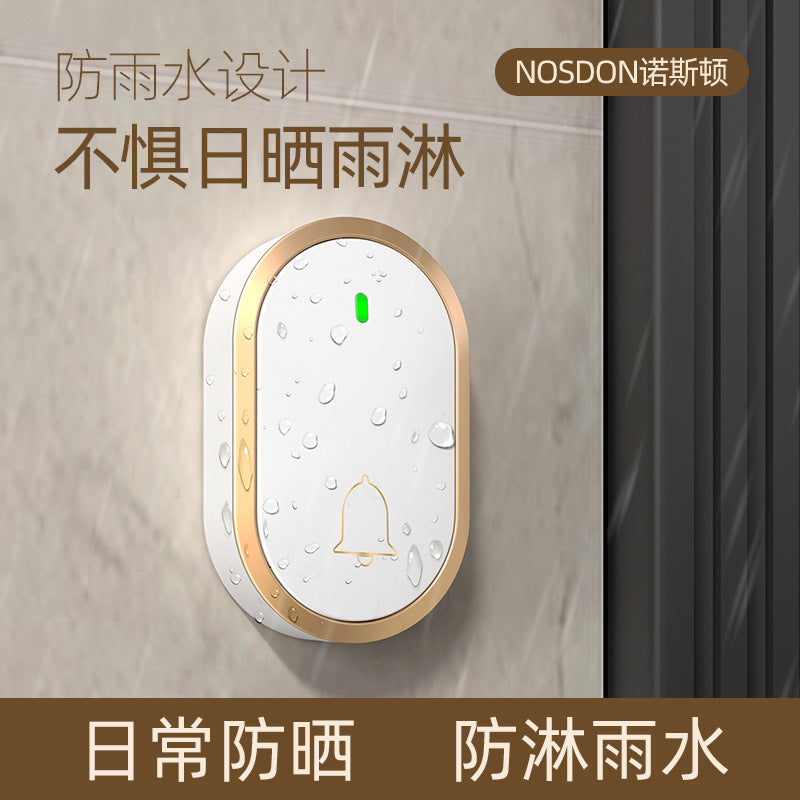 Doorbell Wireless Home Smart Ultra-long-distance Electronic Remote Control Waterproof Door Ling One Drag Two Old Man Ding Dong Pager