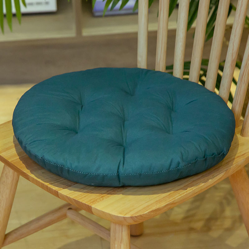 Cross-border Ins Simple Solid Color Cushion Chair Cushion Cushion Winter Four Seasons Cushion Soft Office Solid Cushion