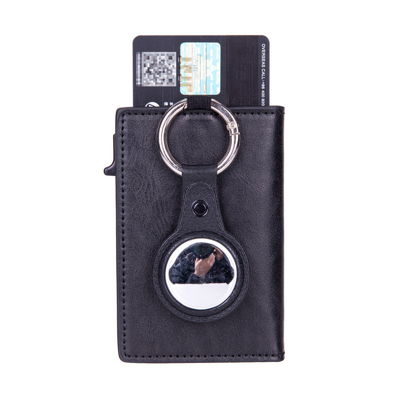 Cross-border Airtag Card Package RFID Anti-theft Credit Card Box Aluminum Alloy Card Box Coin Purse Card Sleeve Can Put Tracker