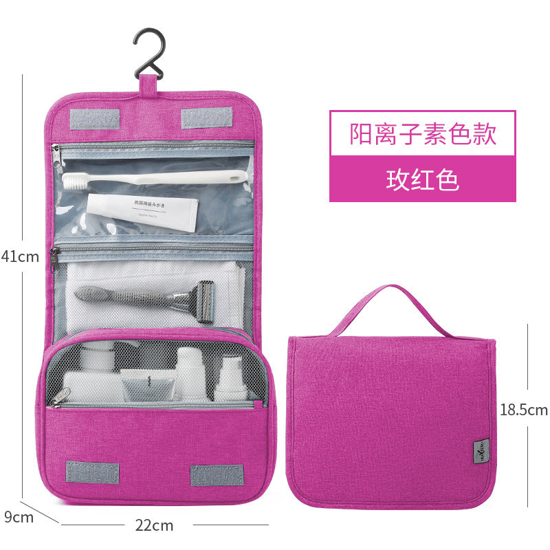 Hook Wash Bag Portable Men's Wash Cosmetic Bag Travel Waterproof Folding Storage Bag