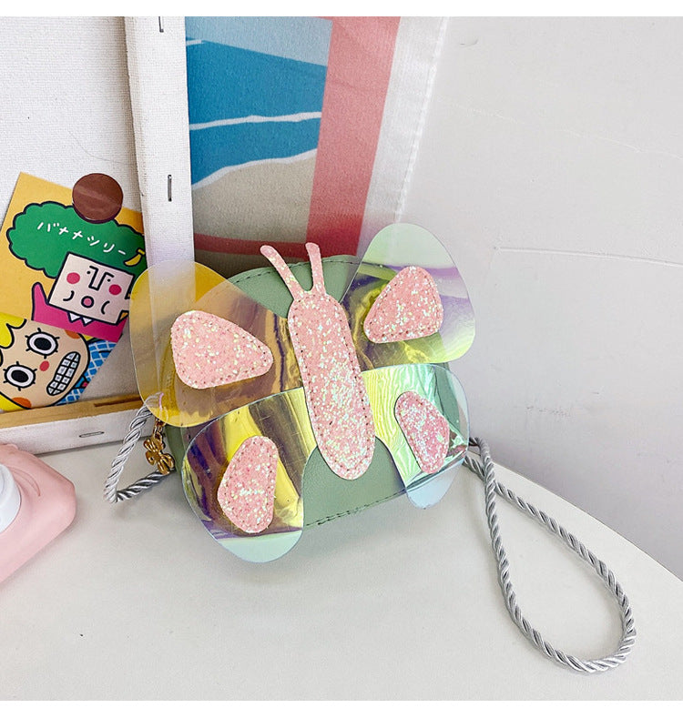 Children's Bags New Children's Crossbody Bag Children's Coin Purse Cute Butterfly Shoulder Bag OU Personality Foreign Style Women's Bag