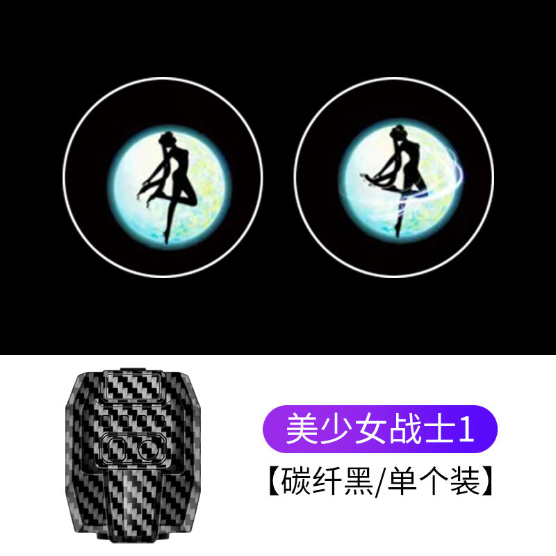 Car Door Dynamic Welcome Light Car Projection Light Modified Spot Light Atmosphere Light Wiring-free Induction Laser Light