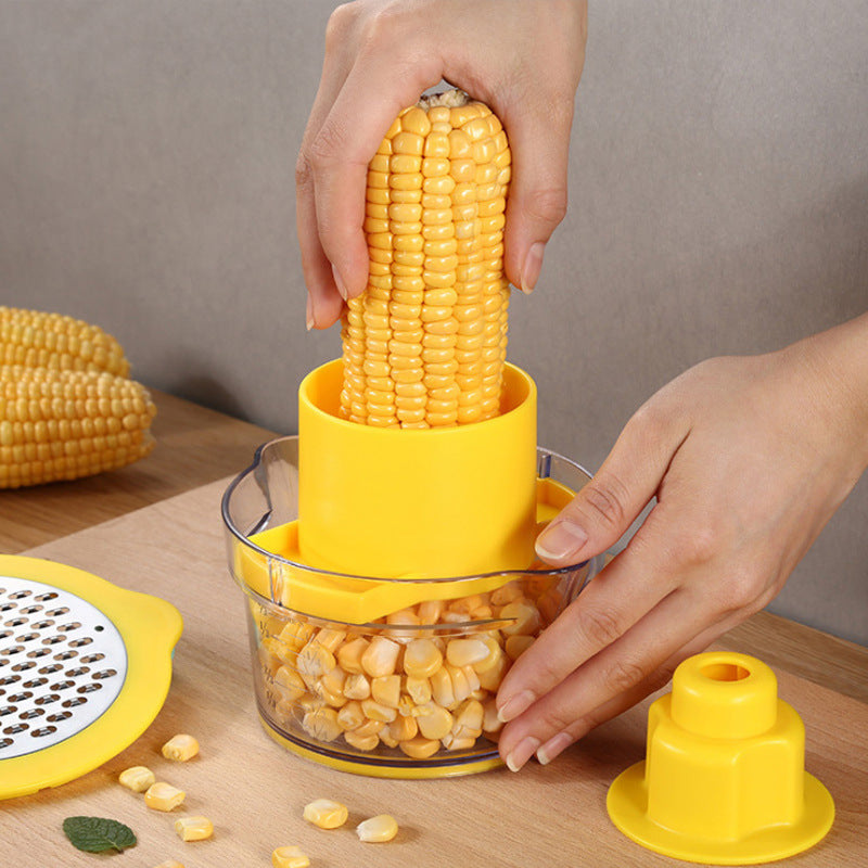 Peeling Corn Artifact Household Planing Corn Thresher Corn Thresher Stripper Small Kitchen Gadget Set