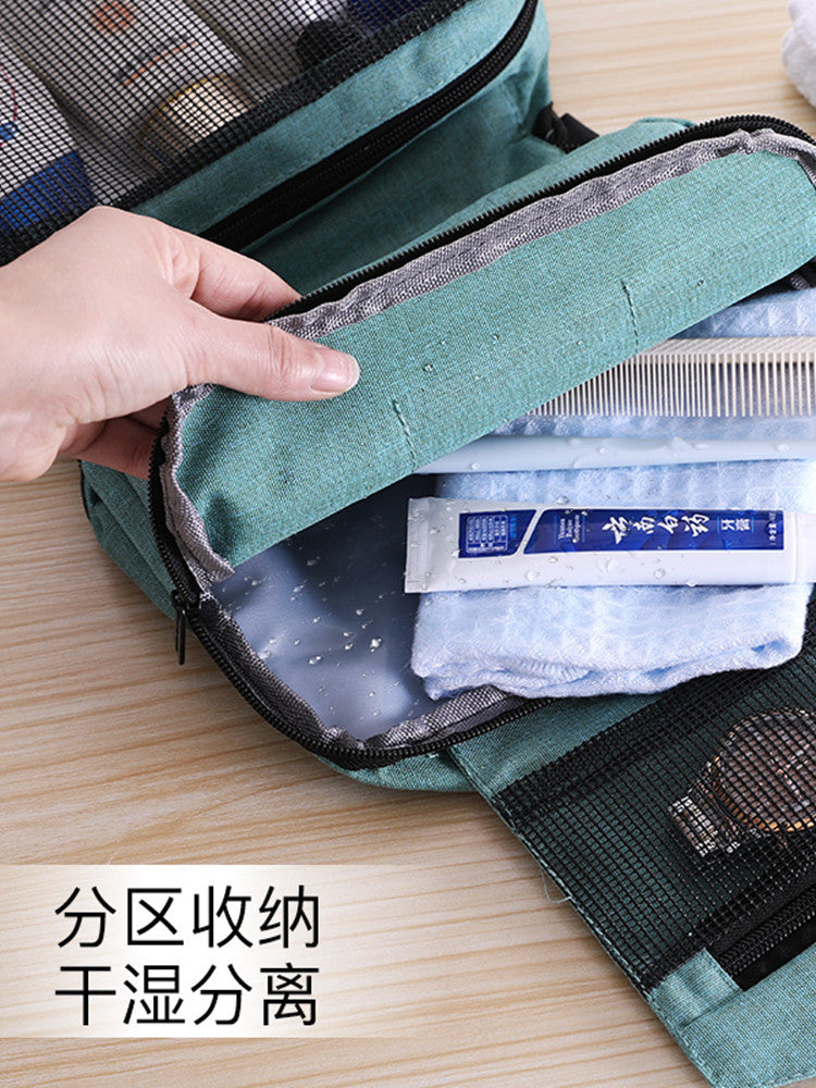 Washing Bag Men&#039;s Portable Business Trip Dry And Wet Separation Travel Supplies Wash Bag Storage Bag Travel Care Set