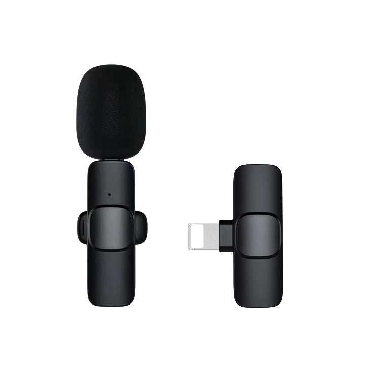 New Wireless Microphone One Drag Two Lavalier Mobile Phone Live Vibrato Bluetooth Small Microphone Wireless Lavalier Microphone