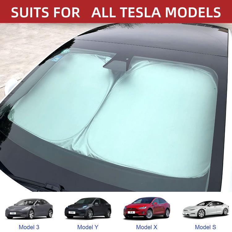 Suitable For Tesla Model3 Car Sun Shield ModelY Sun Shield TeslaS X Sun Shield 240T