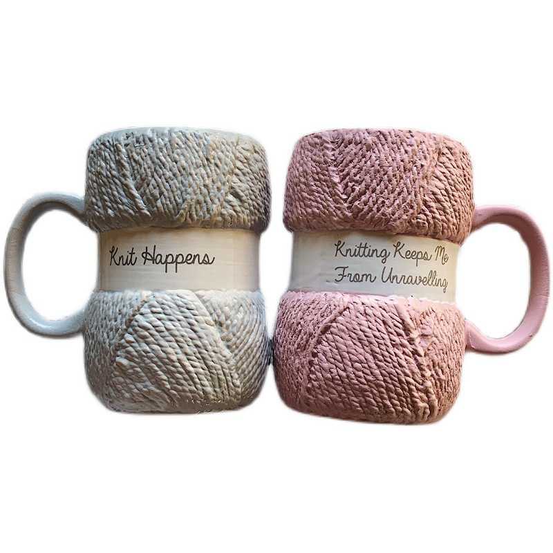 Collection Time Color Wool Dumpling Mug Ceramic Water Cup Tea Cup Latte Coffee Cup Wholesale