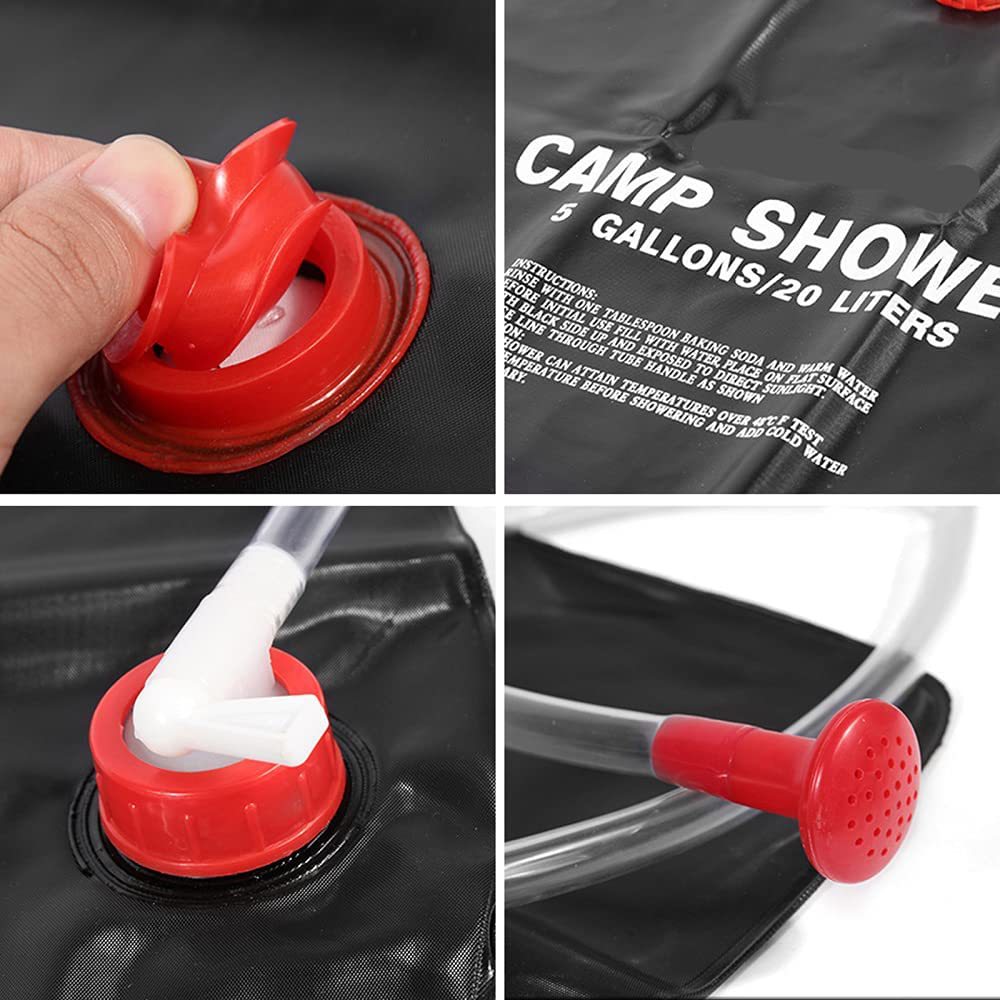 Cross Border Pvc Camping Folding Shower Water Bag Solar Hot Water Bag Outdoor Bath Water Bag Portable Water Storage Bag