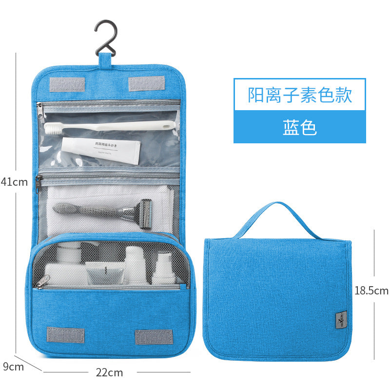 Hook Wash Bag Portable Men's Wash Cosmetic Bag Travel Waterproof Folding Storage Bag