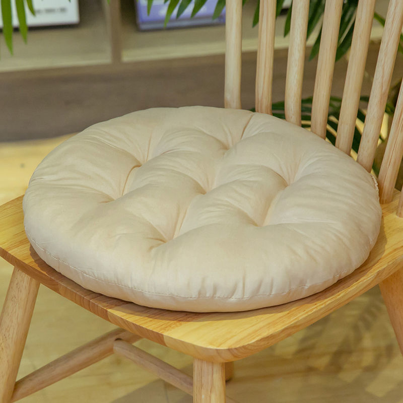 Cross-border Ins Simple Solid Color Cushion Chair Cushion Cushion Winter Four Seasons Cushion Soft Office Solid Cushion