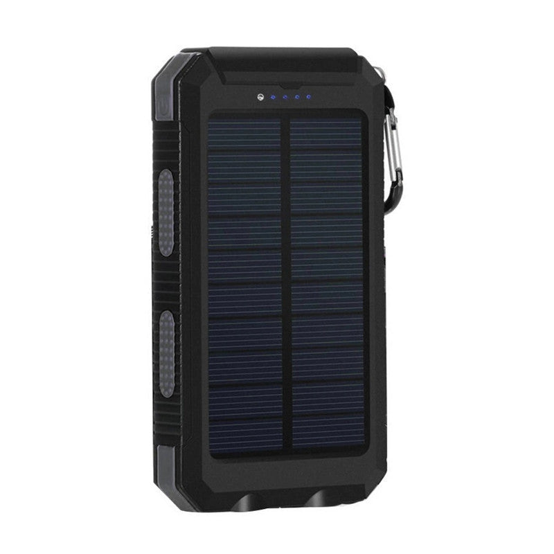 Outdoor Three-proof Solar Power Bank 20000 MAh Large Capacity Power Bank